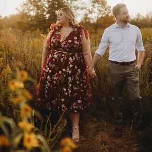 JessaKae Margaret Dress in Red Dahlia, size 4x